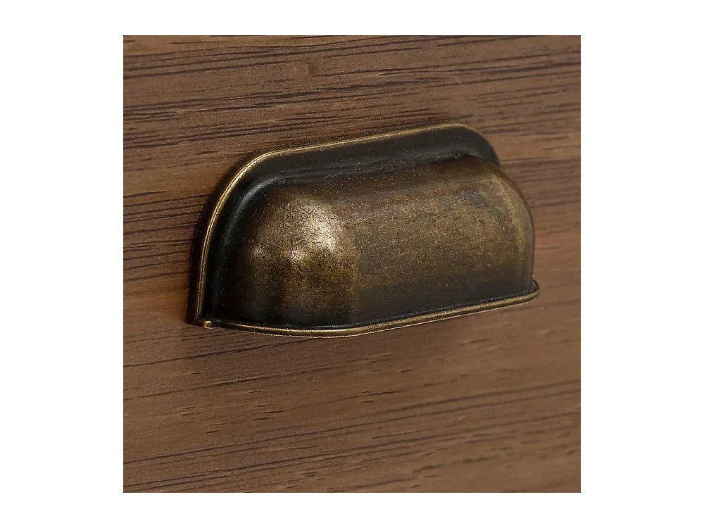 Kommode Highboard mit drei Schubladen und Massivholztür