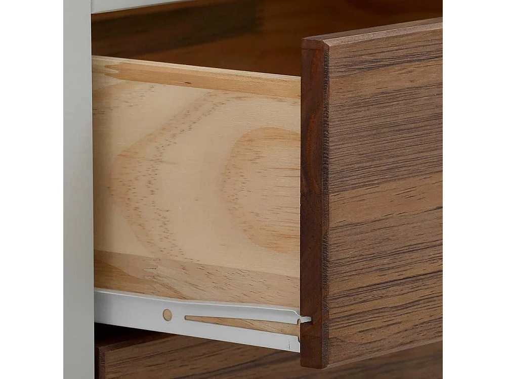 Kommode Highboard mit drei Schubladen und Massivholztür