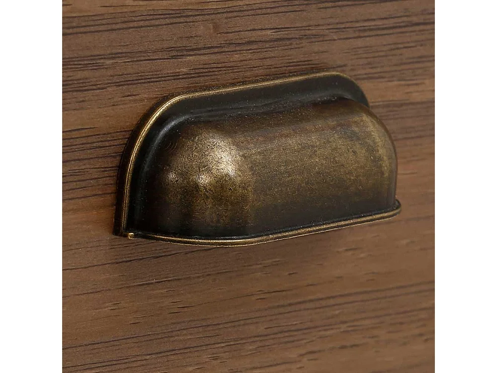 Kommode Highboard mit drei Schubladen und Massivholztür