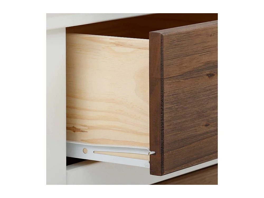 Kommode Highboard mit drei Schubladen und offenen Fächern