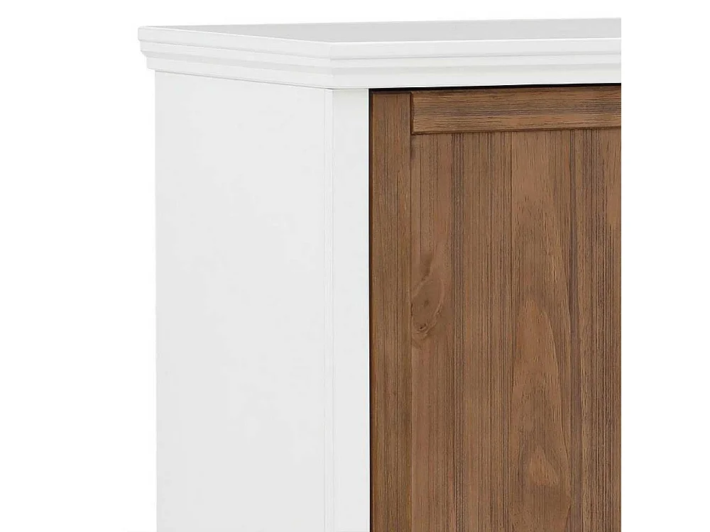 Kommode Highboard mit drei Schubladen und offenen Fächern