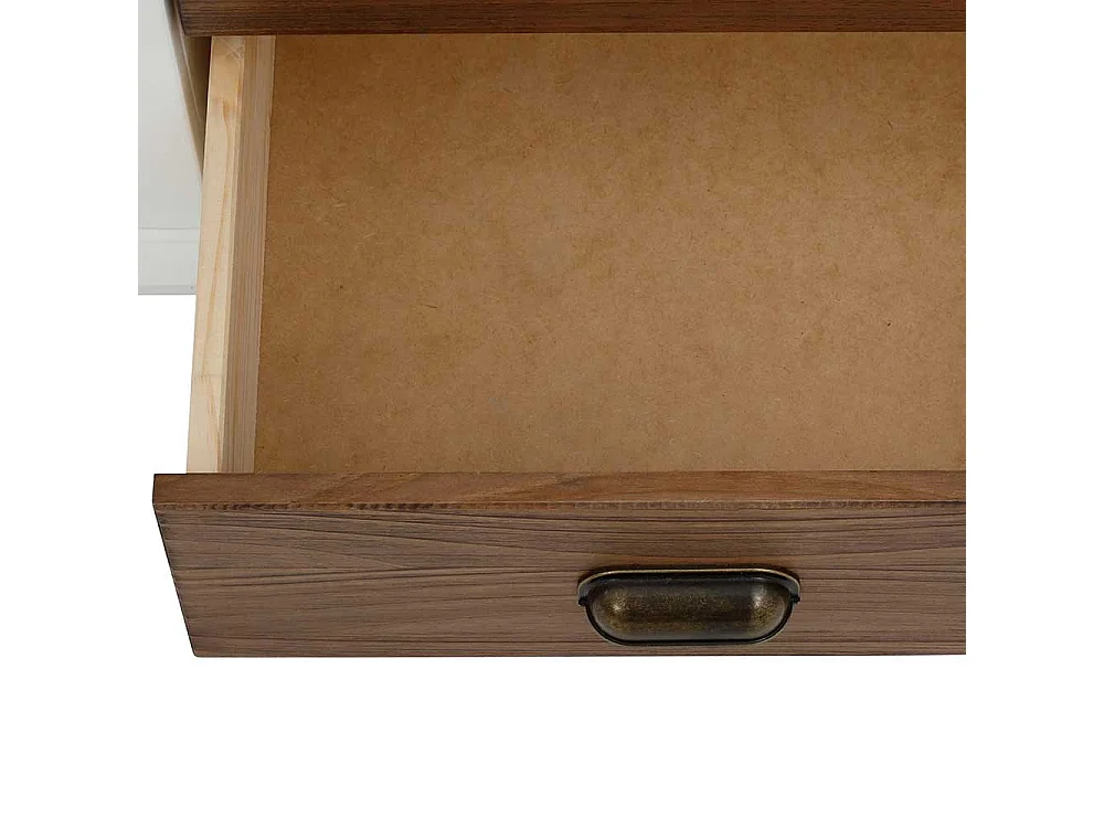 Kommode Highboard mit drei Schubladen und offenen Fächern