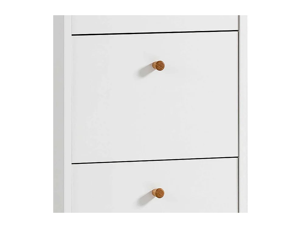 Kommode Hochkommode mit vier Schubladen im Skandi Design