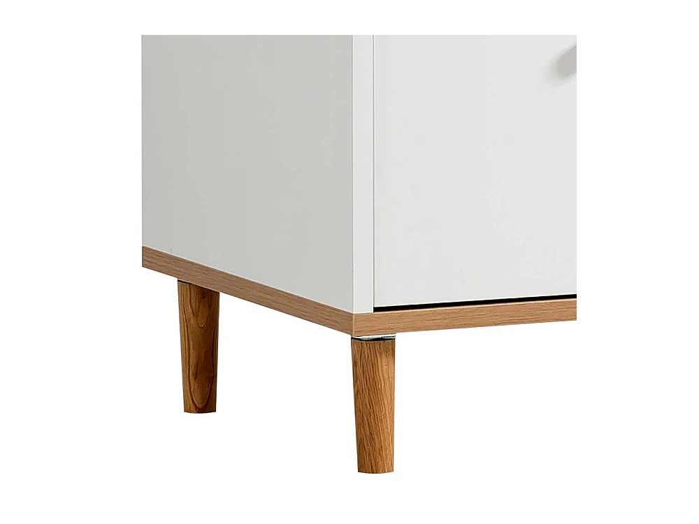 Kommode Hochkommode mit vier Schubladen im Skandi Design