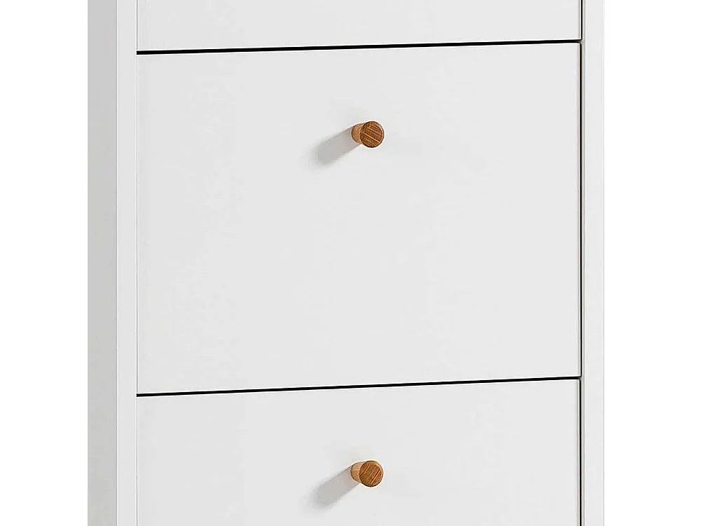 Kommode Hochkommode mit vier Schubladen im Skandi Design