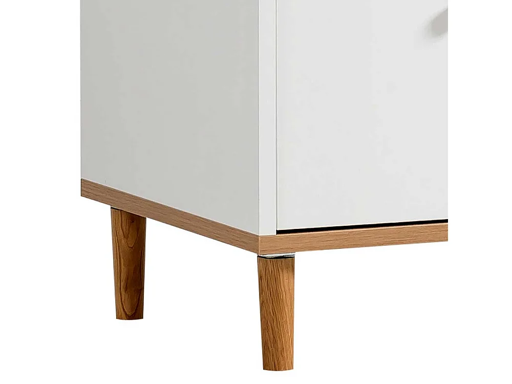 Kommode Hochkommode mit vier Schubladen im Skandi Design