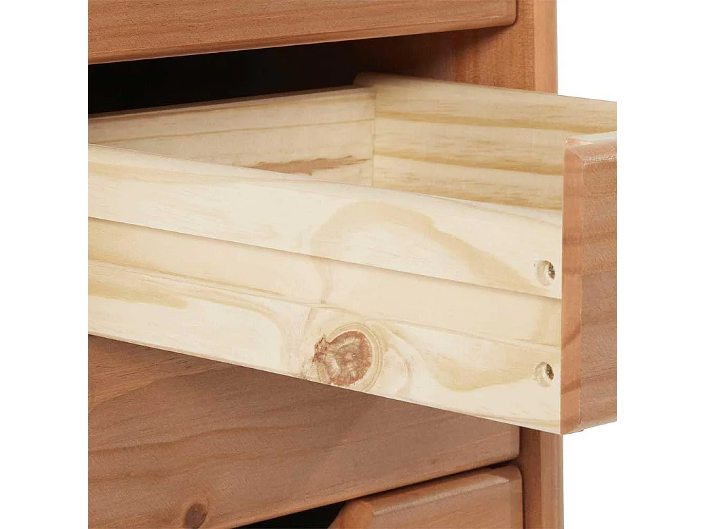 Moderne Kommode aus Kiefer Massivholz acht Schubladen