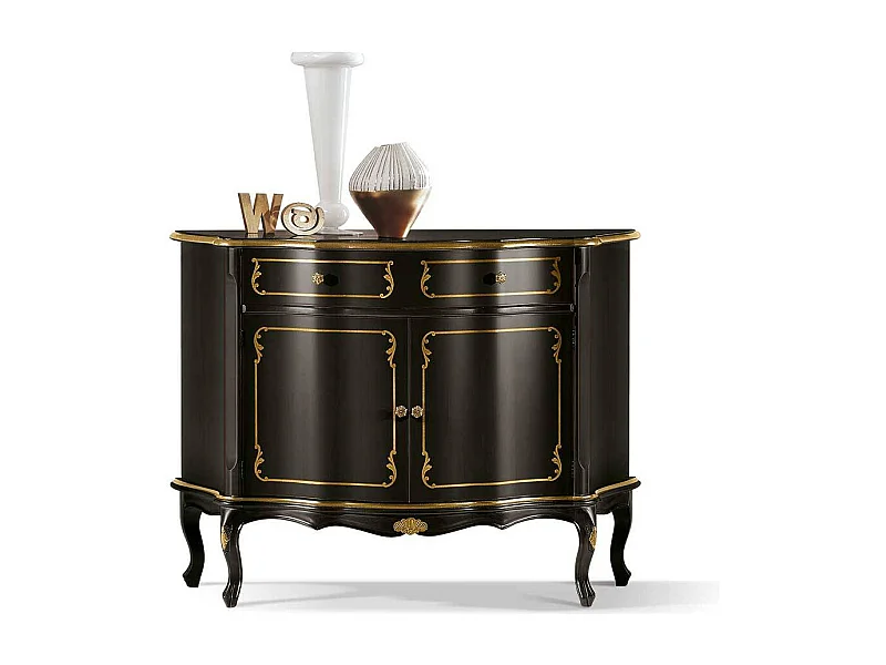 Vertiko Kommode in italienischem Design Dunkelbraun