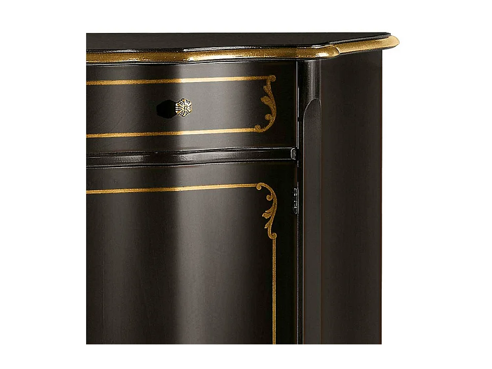 Vertiko Kommode in italienischem Design Dunkelbraun