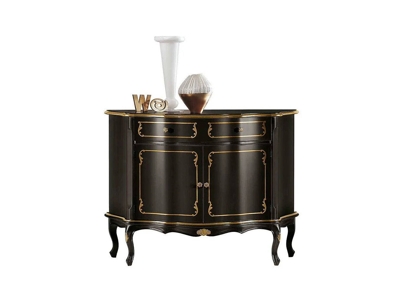 Vertiko Kommode in italienischem Design Dunkelbraun