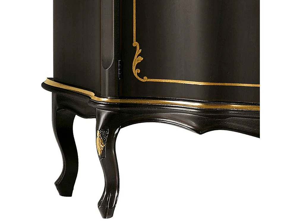 Vertiko Kommode in italienischem Design Dunkelbraun