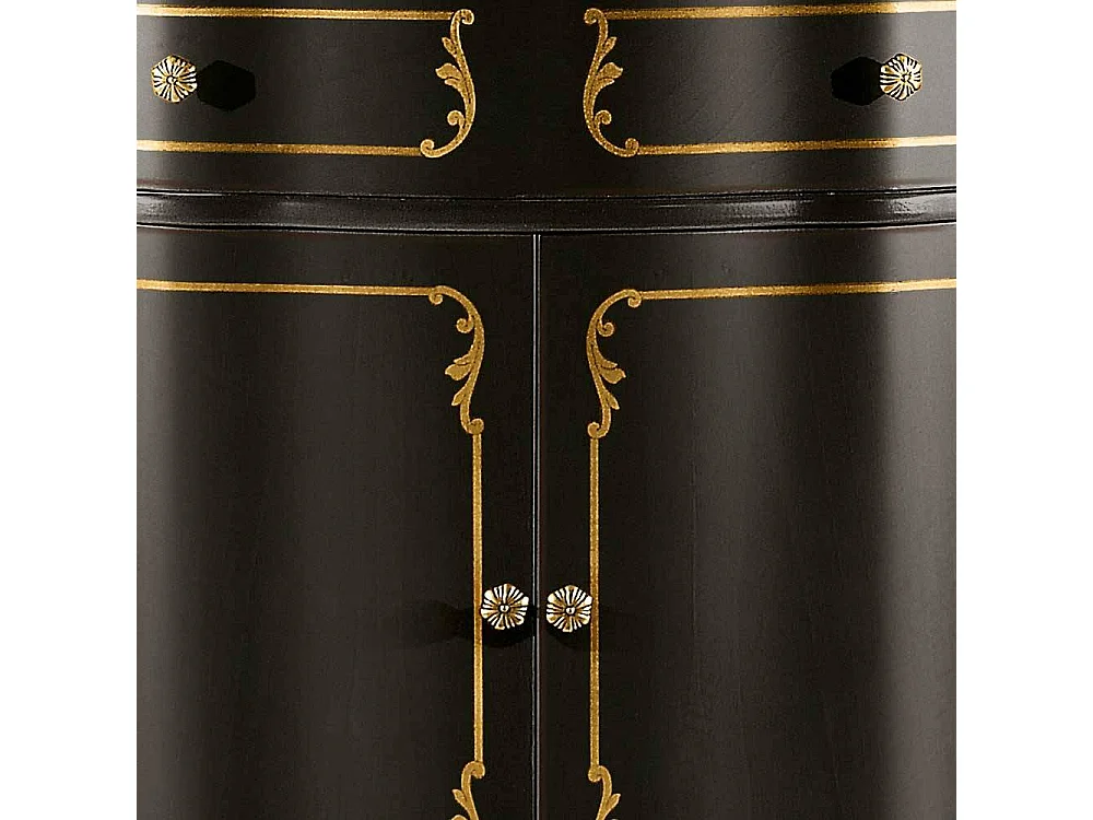 Vertiko Kommode in italienischem Design Dunkelbraun