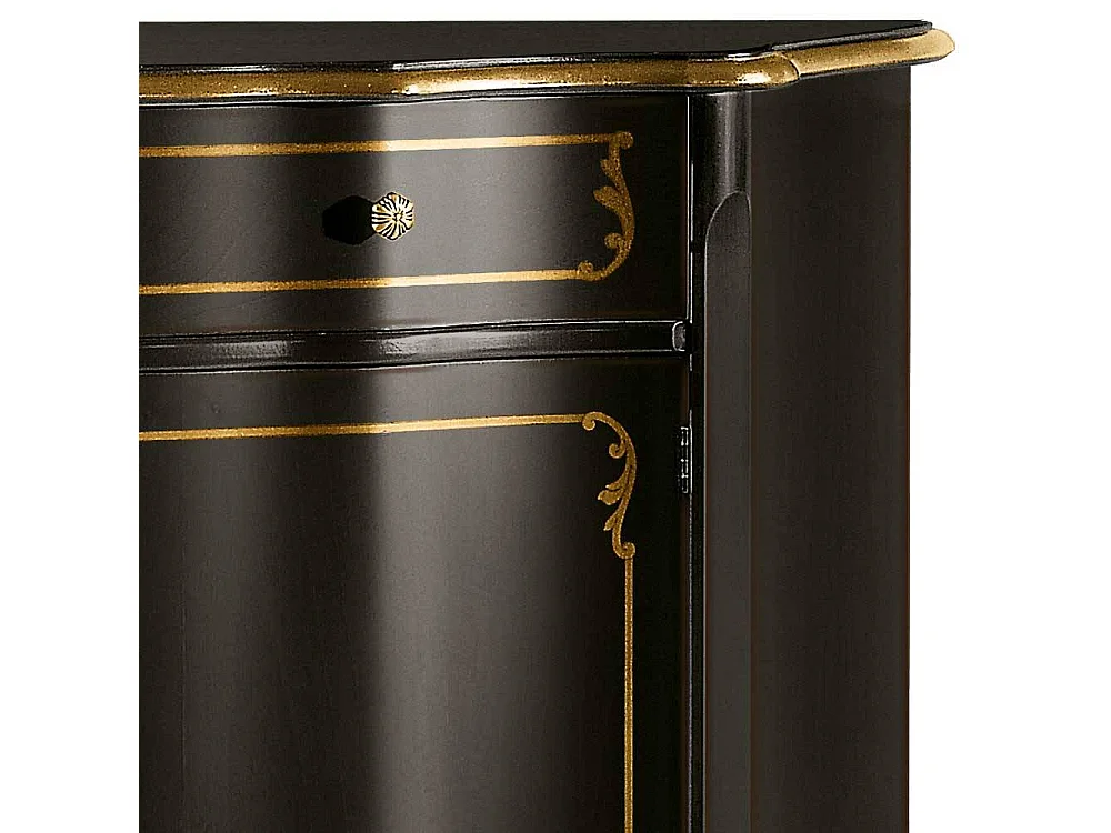 Vertiko Kommode in italienischem Design Dunkelbraun