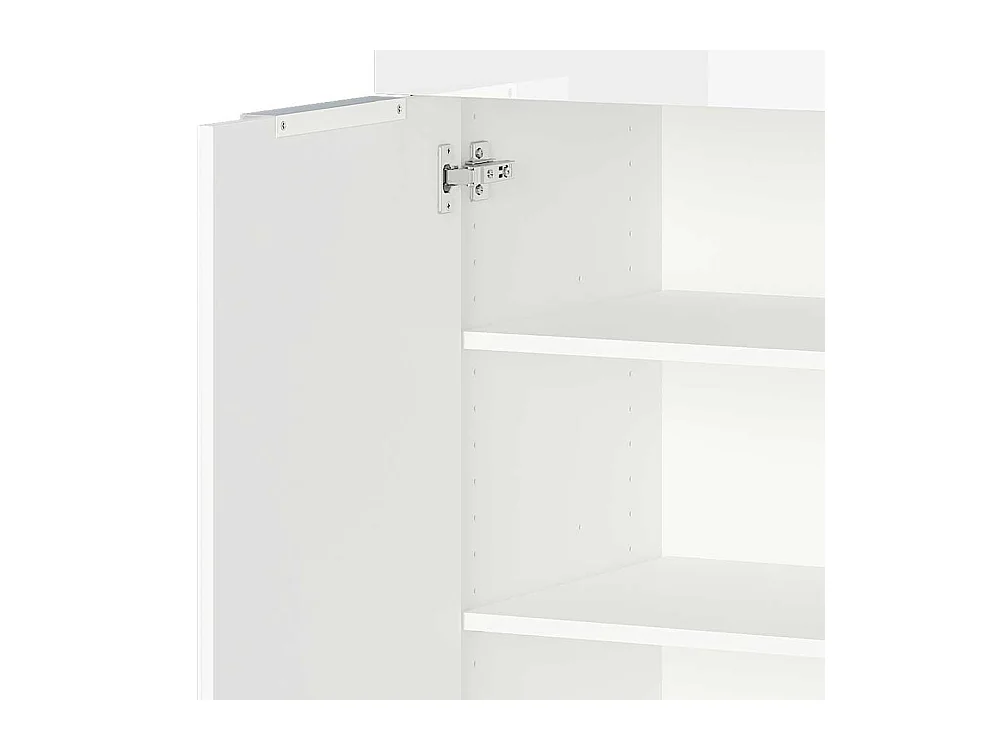 Kommode in Weiß Glas beschichtet Made in Germany