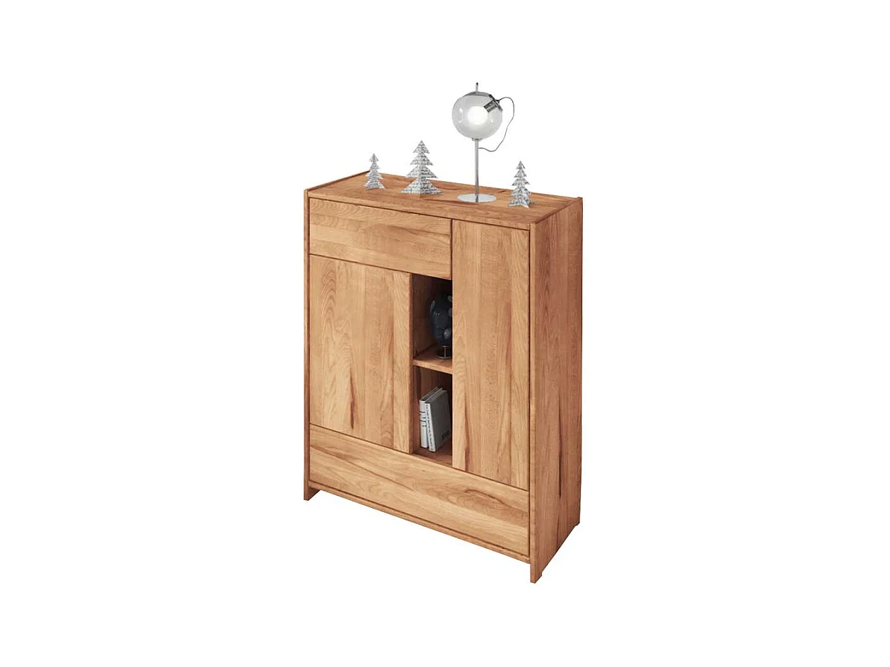 Garderoben Kommode aus Kernbuche Massivholz 90 cm breit