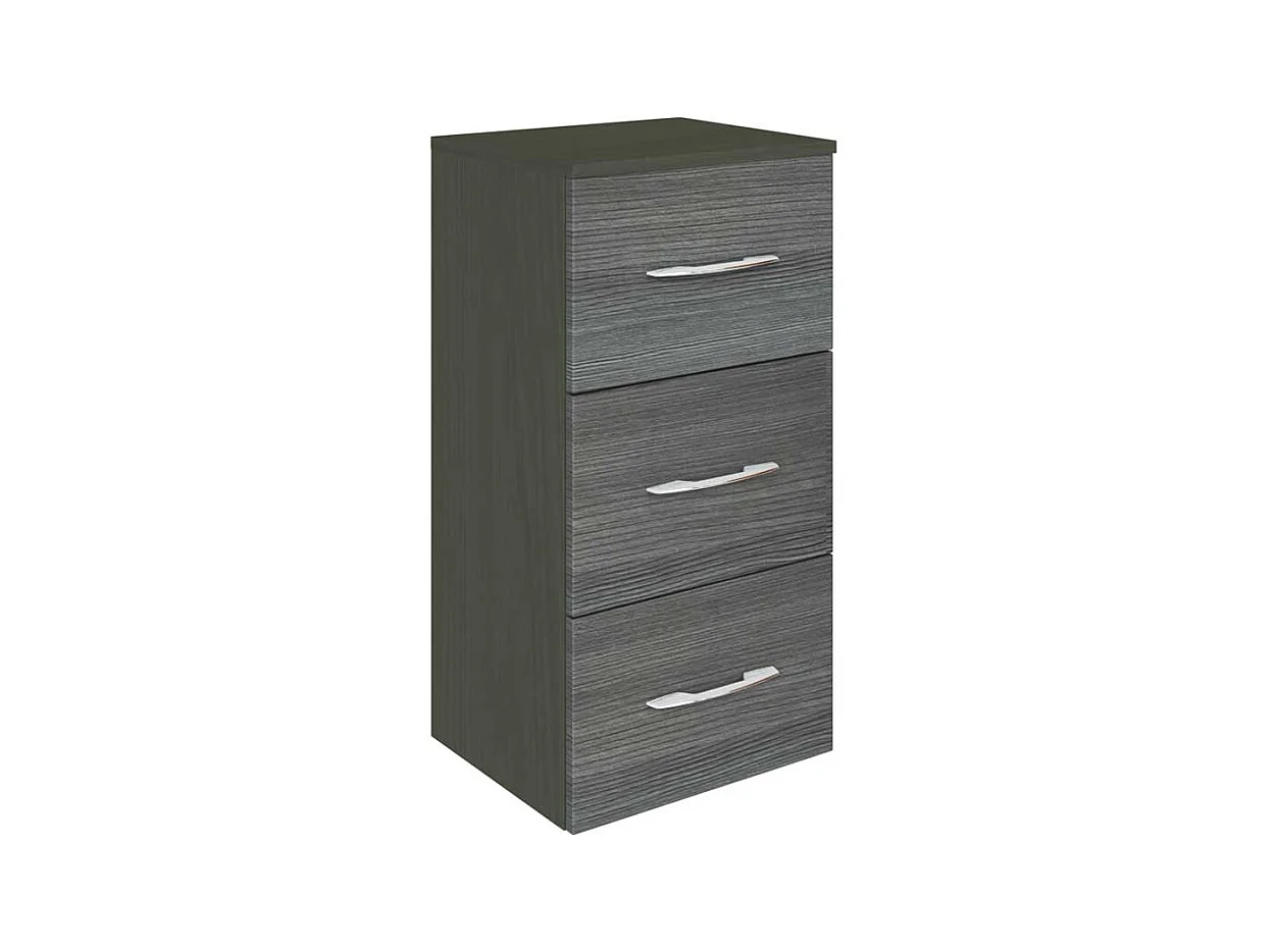 Kommode für Bad Eiche Grau