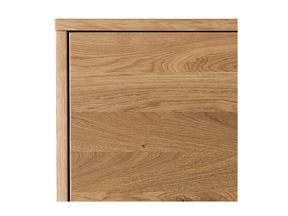 Echtholz Kommode aus Wildeiche geölt 1 Tür 6 Schubladen