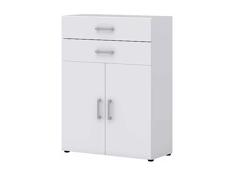 Akten Kommode in Wei� 80 cm breit