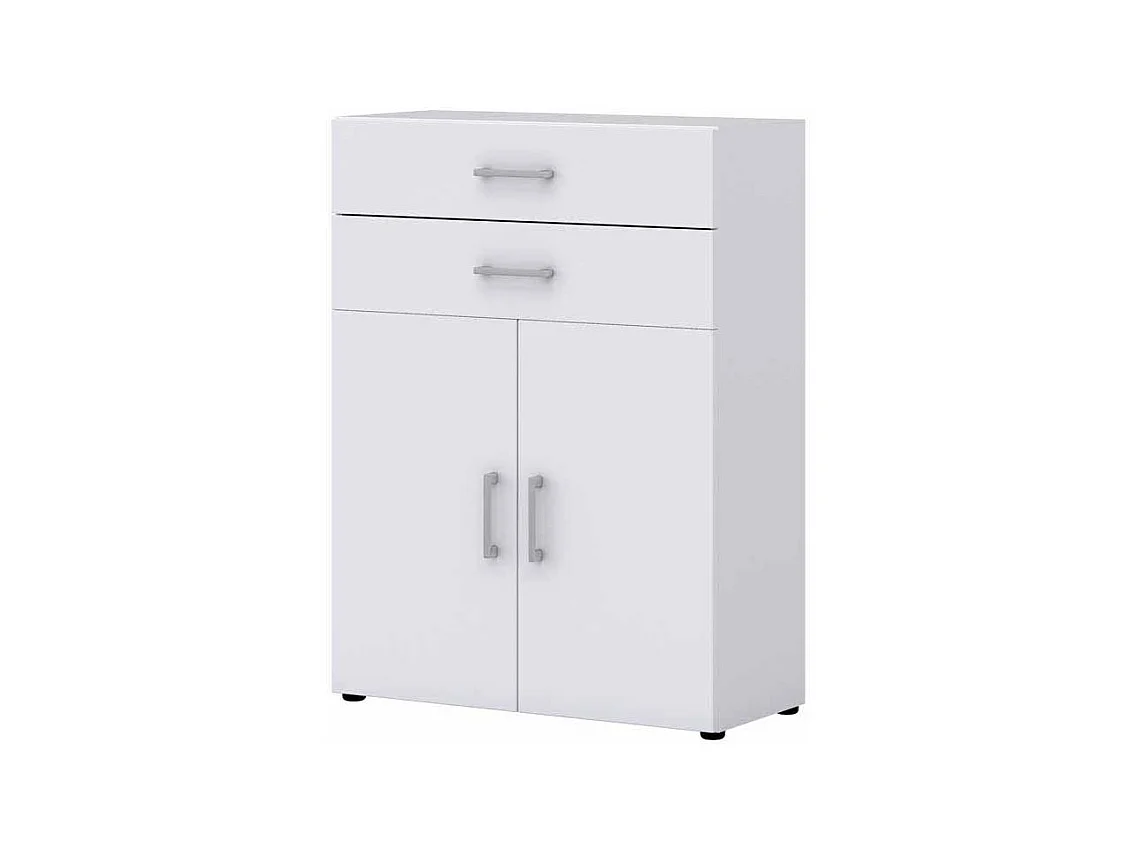 Akten Kommode in Wei� 80 cm breit