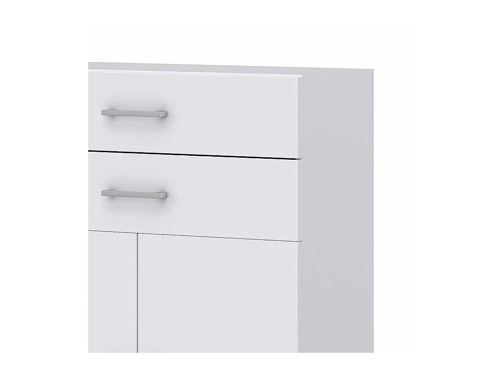 Akten Kommode in Wei� 80 cm breit