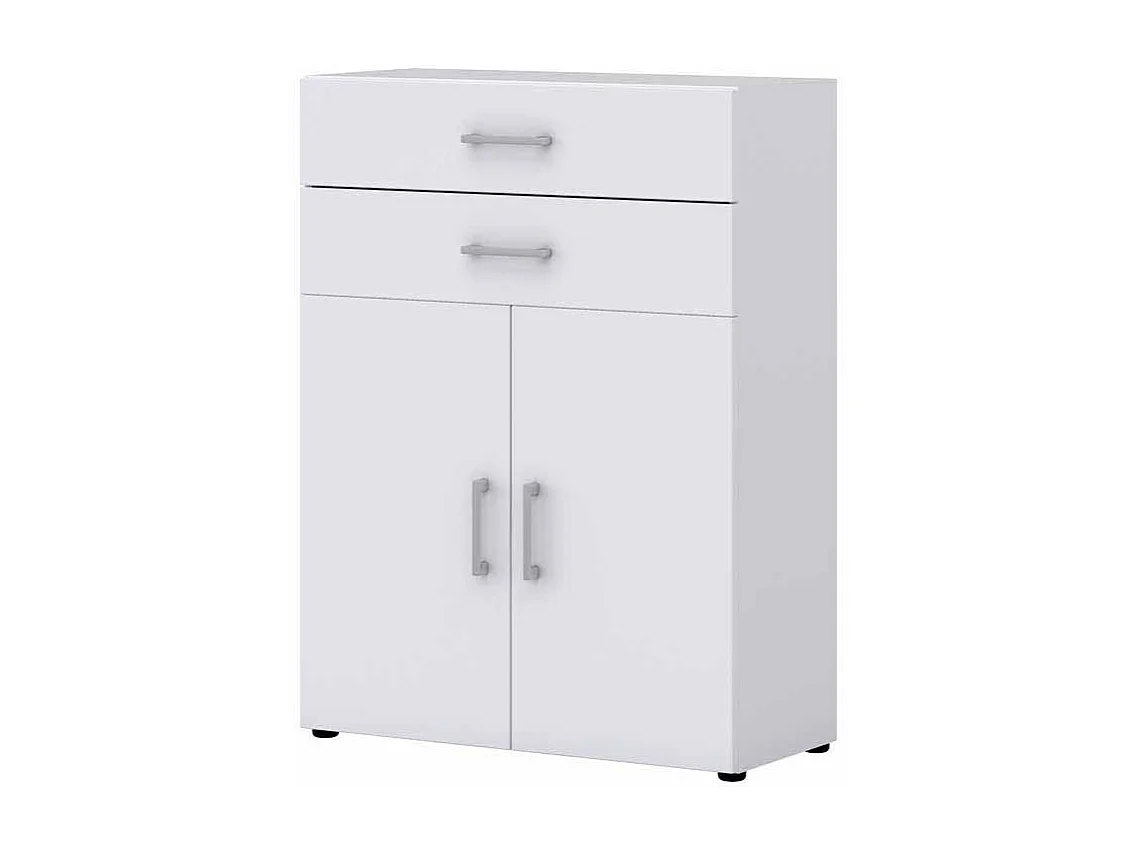 Akten Kommode in Wei� 80 cm breit