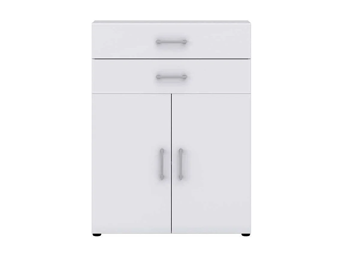 Akten Kommode in Wei� 80 cm breit