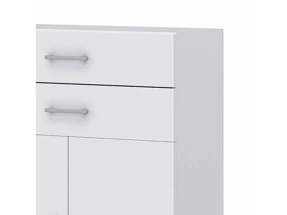 Akten Kommode in Wei� 80 cm breit