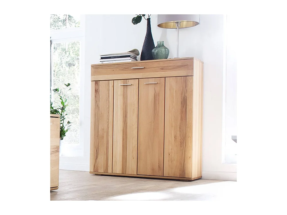 Kommode Flurkommode mit einer Schublade und Massivholz Türen