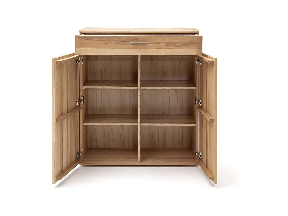 Kommode Flurkommode mit einer Schublade und Massivholz Türen