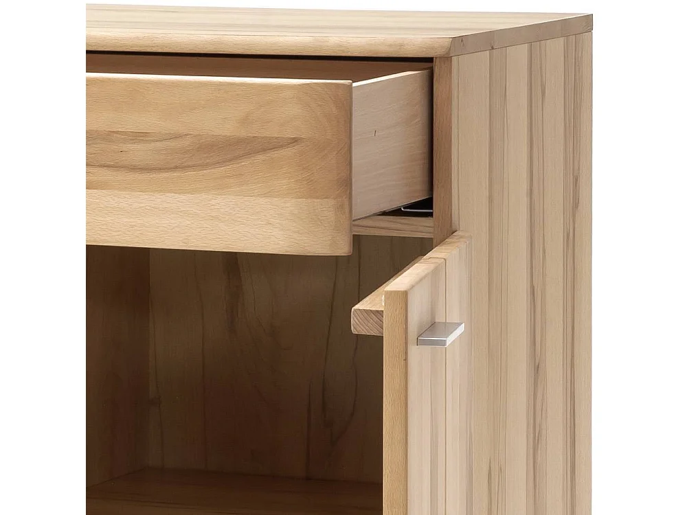 Kommode Flurkommode mit einer Schublade und Massivholz Türen