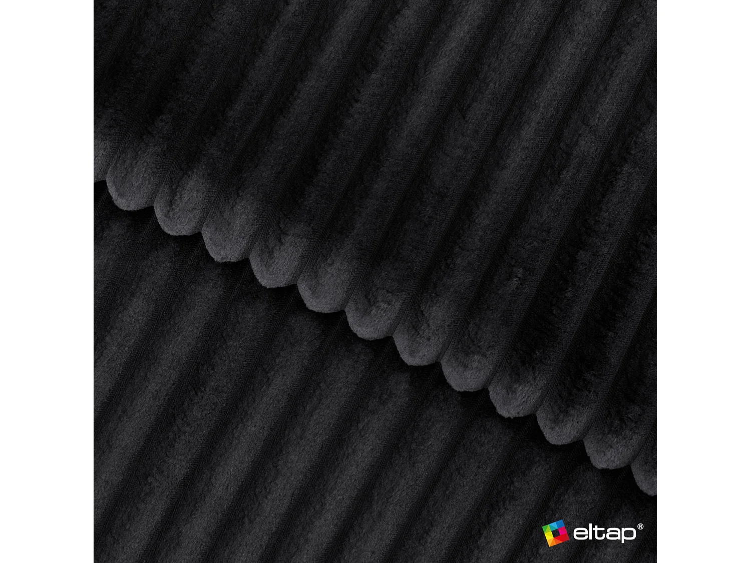 Box spring lit Magnolia/sommier tapissier/housse en tissu peluche/Noir