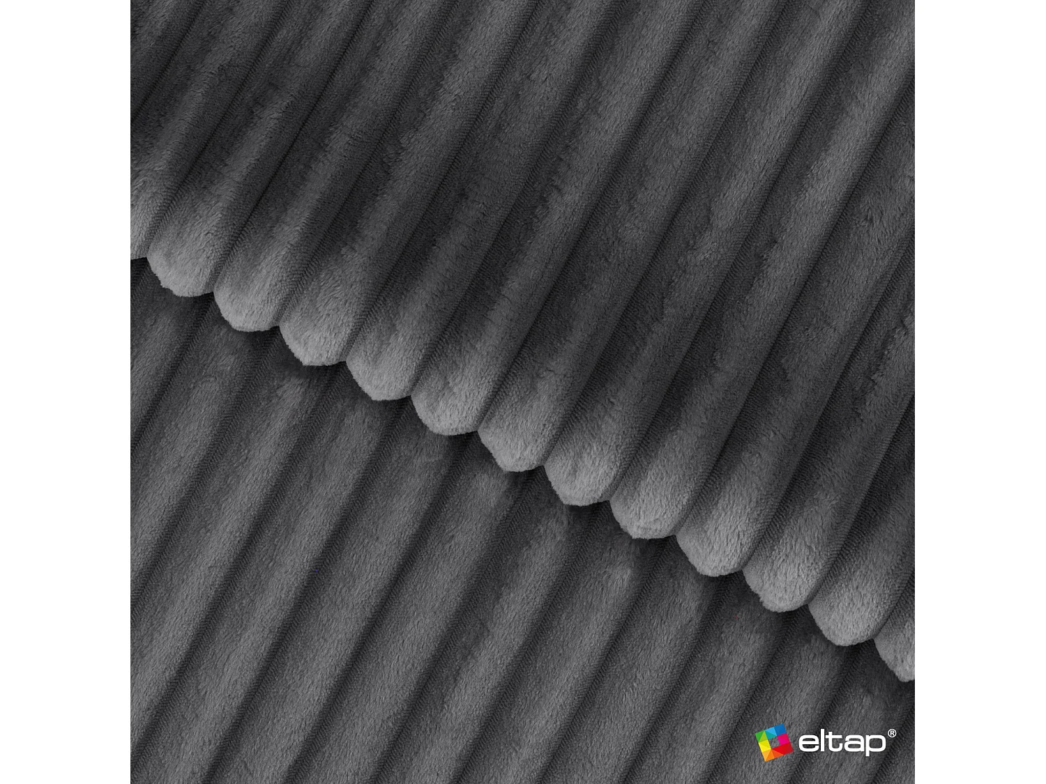 Box spring lit Magnolia/sommier tapissier/housse en tissu peluche/Anthracite