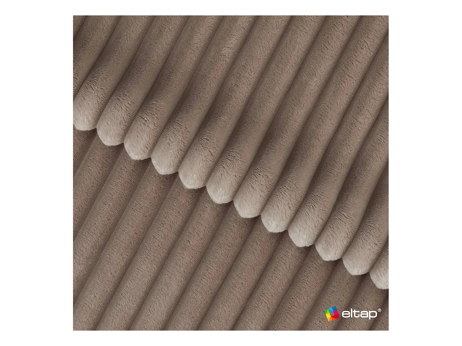 Box spring lit Magnolia/sommier tapissier/housse en tissu peluche/Marron