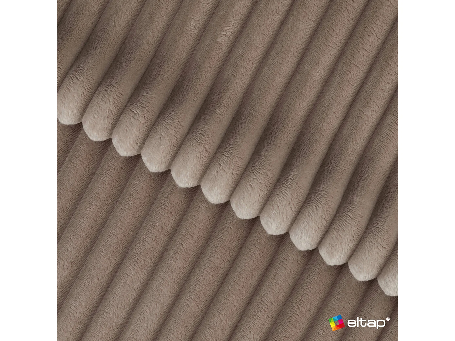 Box spring lit Magnolia/sommier tapissier/housse en tissu peluche/Marron