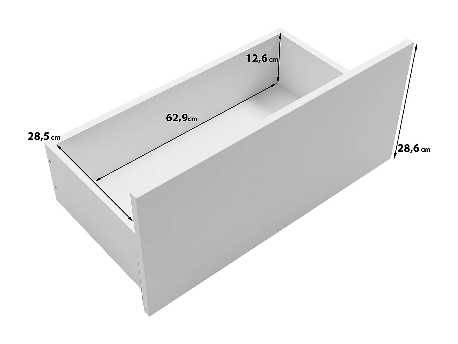 Mobile basso TV moderno 180 cm con LED – mobile alto opaco con cassetti e ripiani, nero opaco