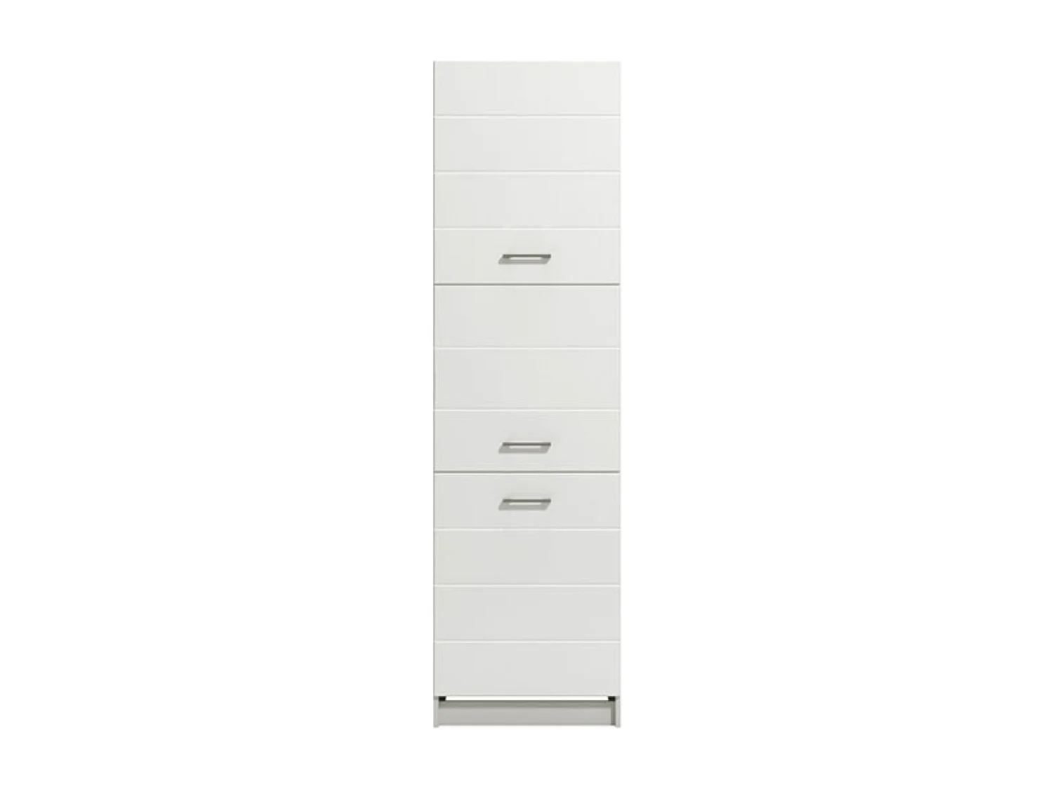 Colonne de cuisine 3 portes couleur blanc brillant - Longueur 60 x Profondeur 57.5 x Hauteur 214.5 cm