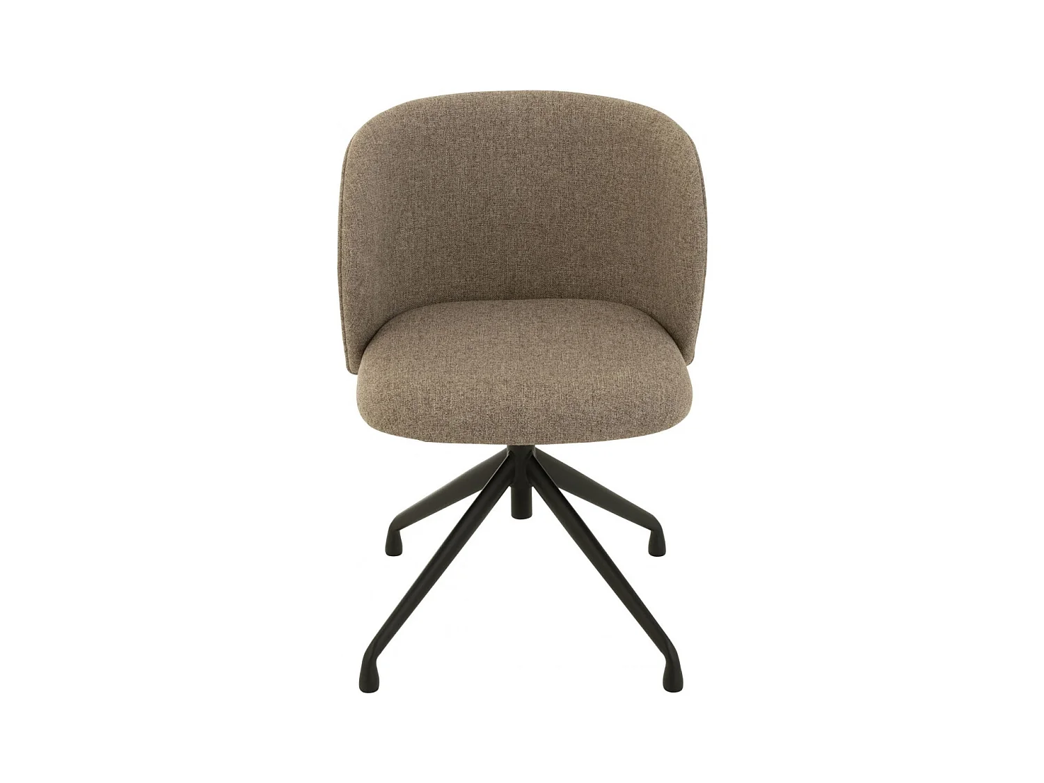 Chaises pivotantes réglables en hauteur en lin (lot de 2) - MIA