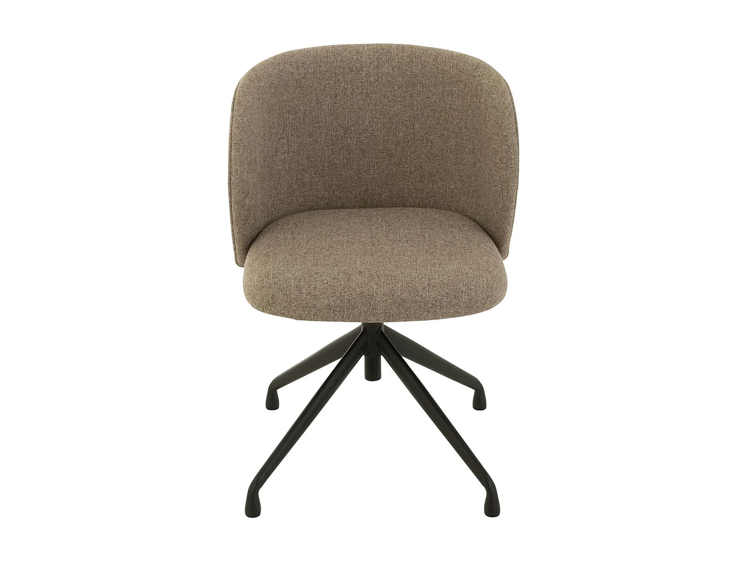 Chaises pivotantes réglables en hauteur en lin (lot de 2) - MIA