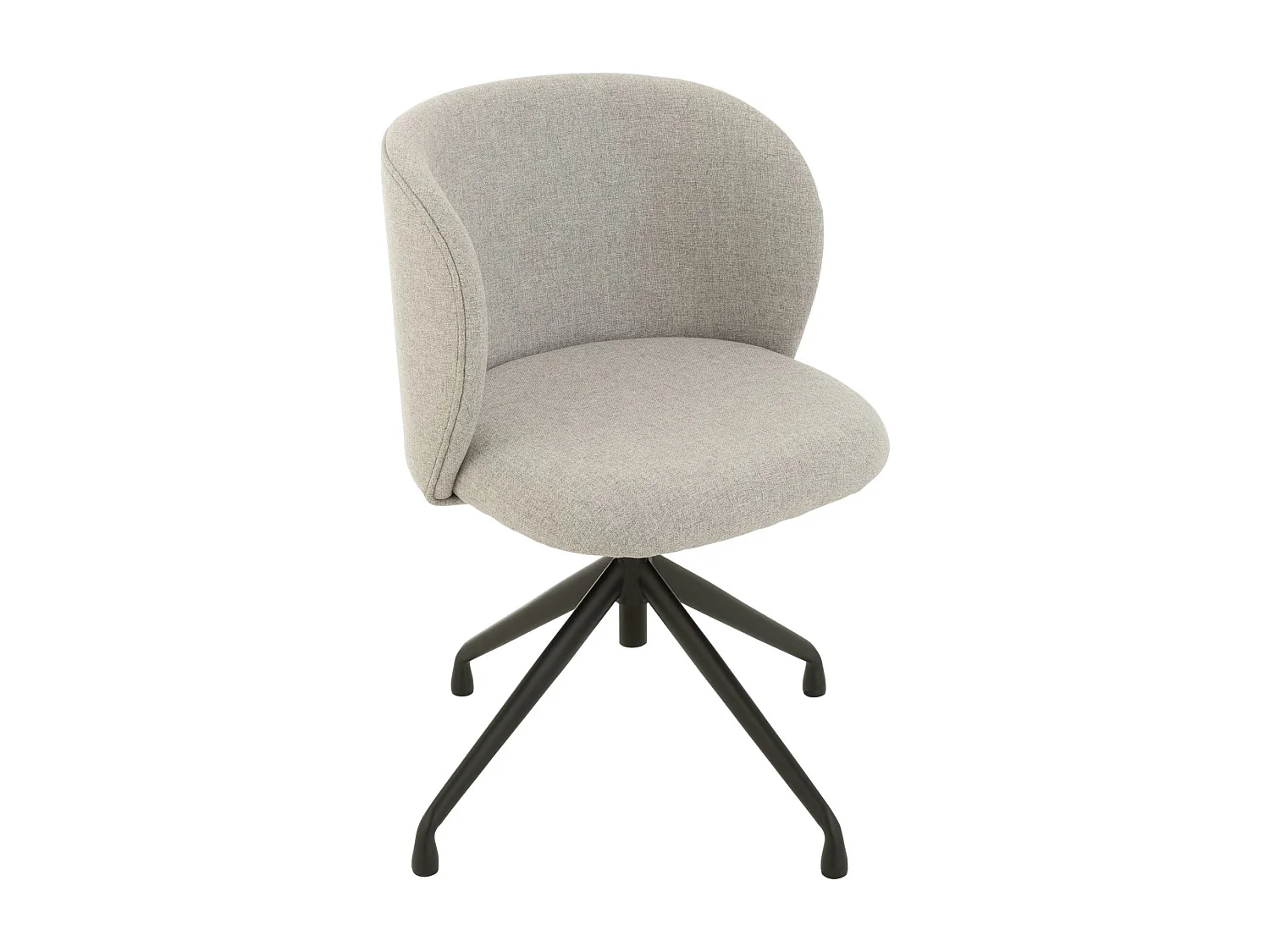 Chaises pivotantes réglables en hauteur en lin (lot de 2) - MIA