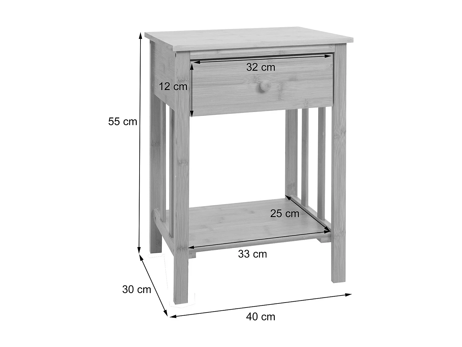 Bedside table MCW-O72