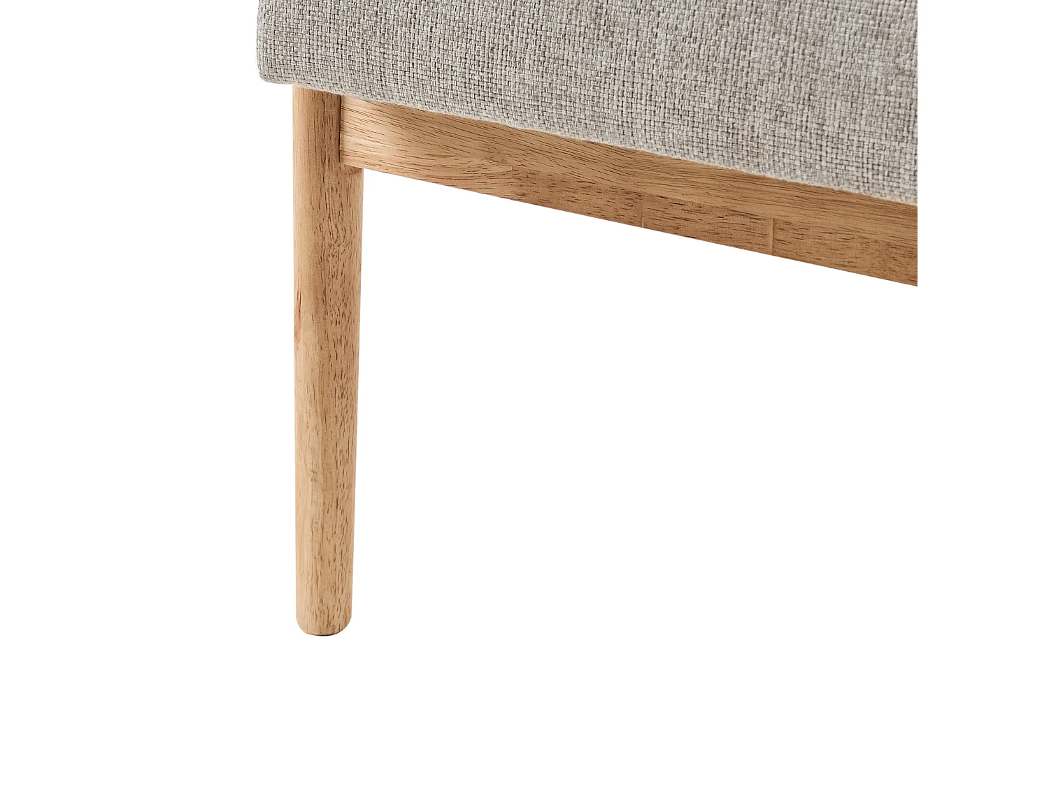 Canapé 2 places ESRUM Tissu Marron clair/gris