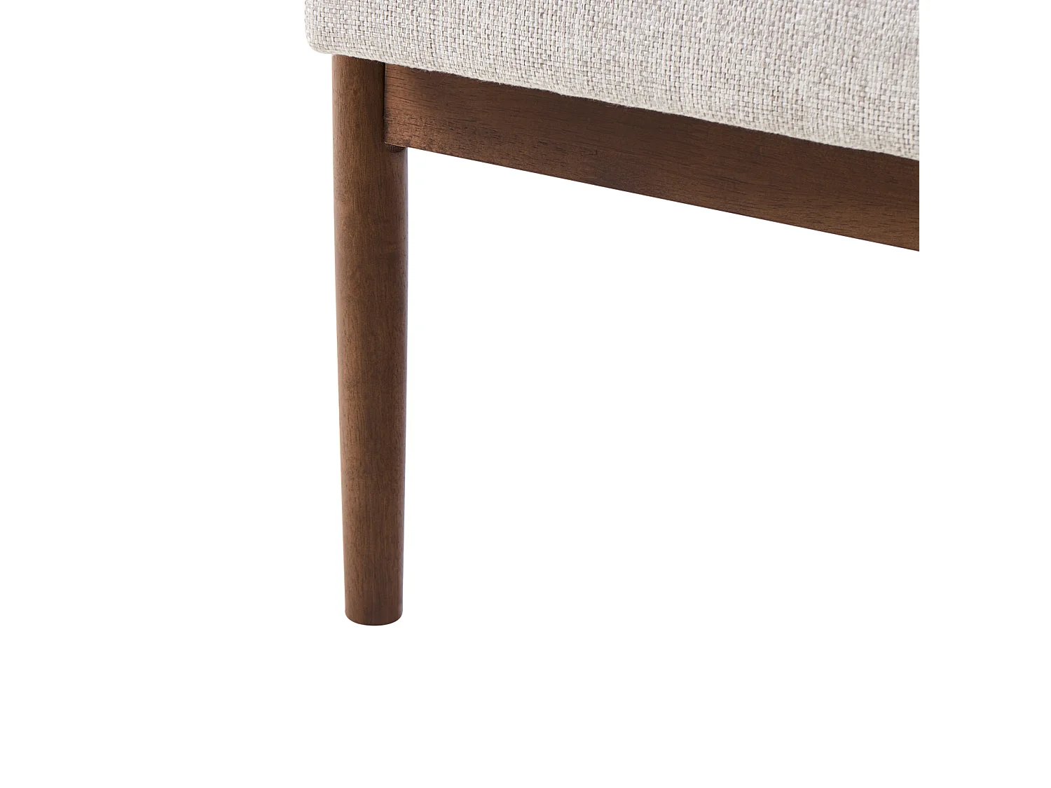 Canapé 3 places ESRUM Tissu Marron foncé/gris