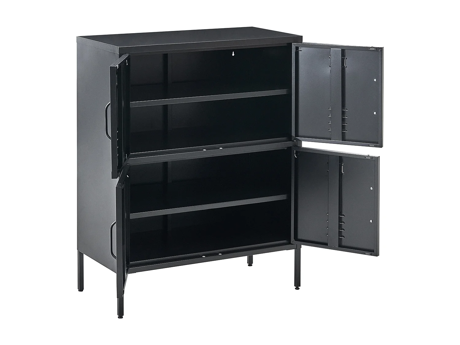 Meuble de rangement HOLBECK Métal Noir