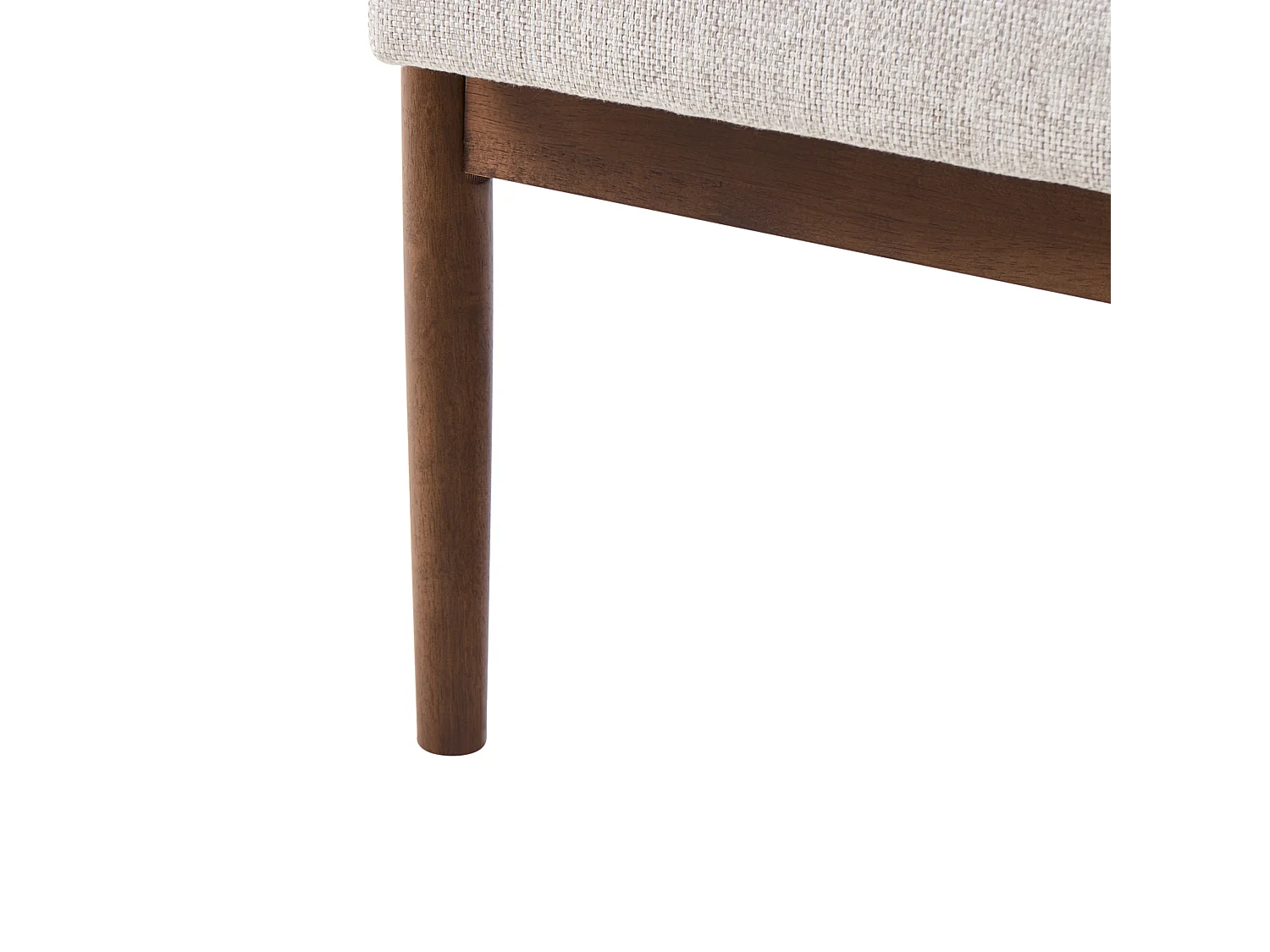 Canapé 2 places ESRUM Tissu Marron foncé/gris