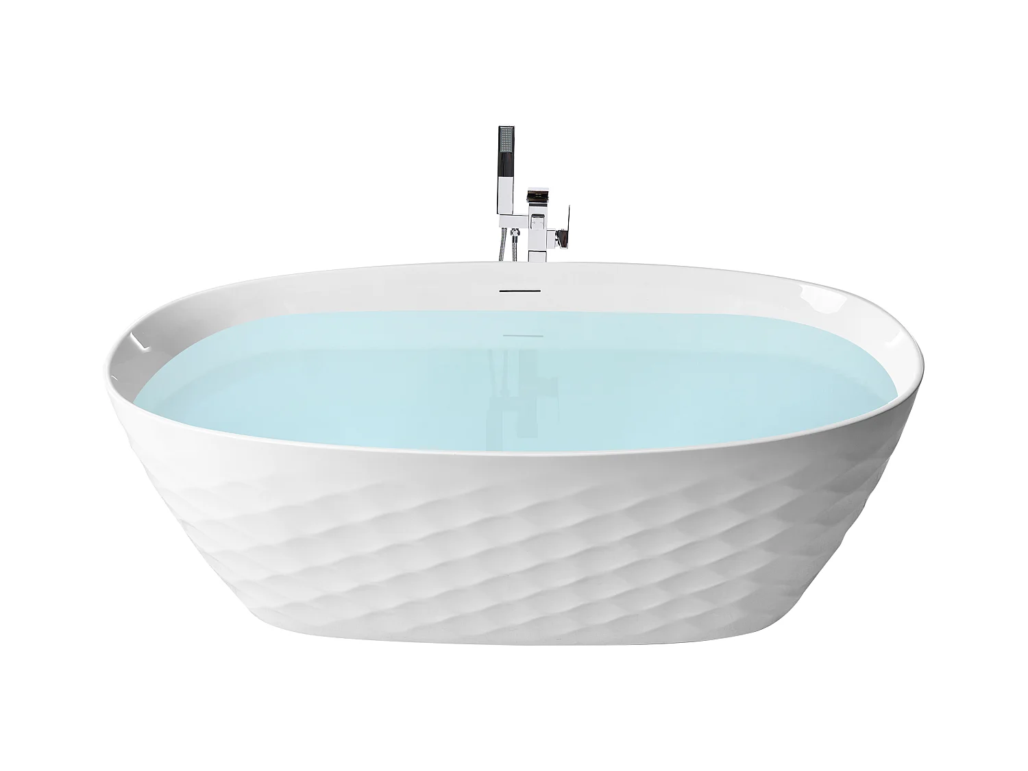 Baignoire îlot CHUBUT 170 x 80 cm Blanc