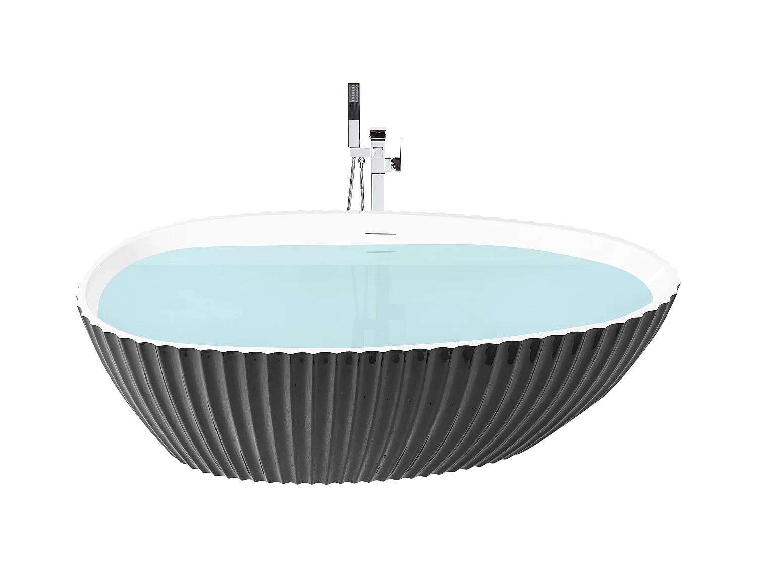 Baignoire îlot TEFE 170 x 78 cm Noir