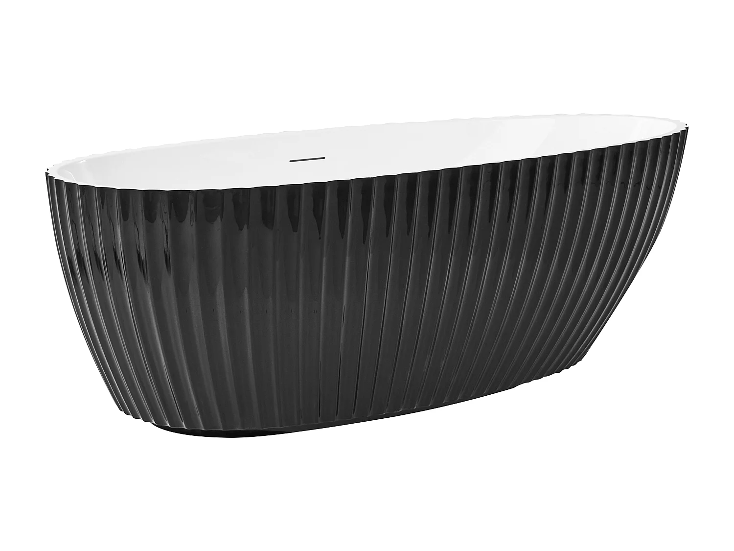 Baignoire îlot TEFE 170 x 78 cm Noir