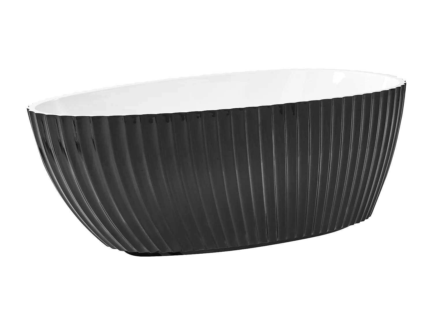 Baignoire îlot TEFE 170 x 78 cm Noir