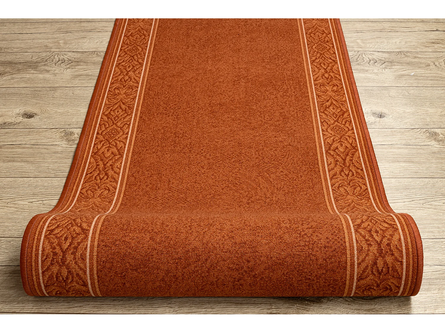 Läufer Antirutsch ST.TROPEZ Rahmen rutschfest rot 100x340 cm