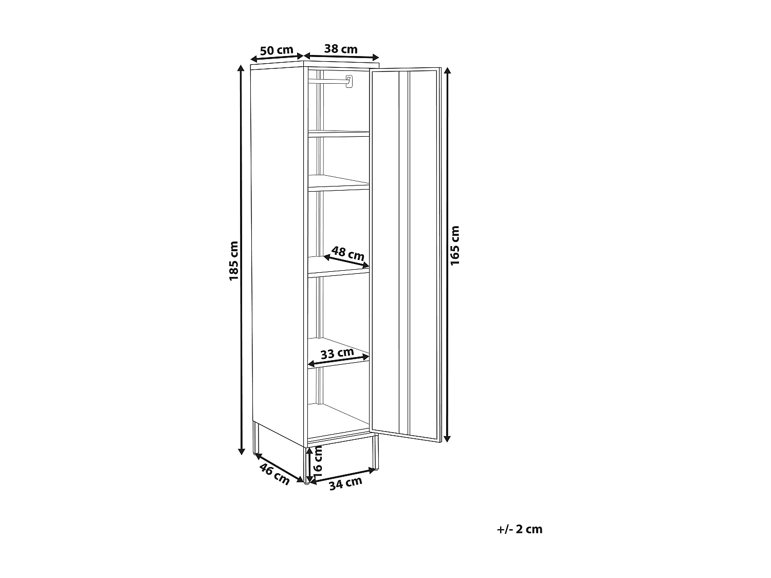 Meuble de rangement FROME Métal Blanc